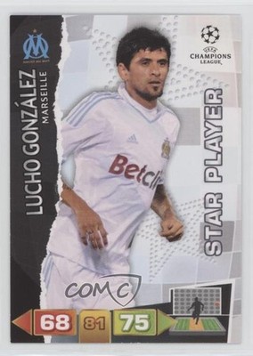 2011-12 Panini Adrenalyn XL UEFA Champions League Star Player Lucho Gonzalez y0i