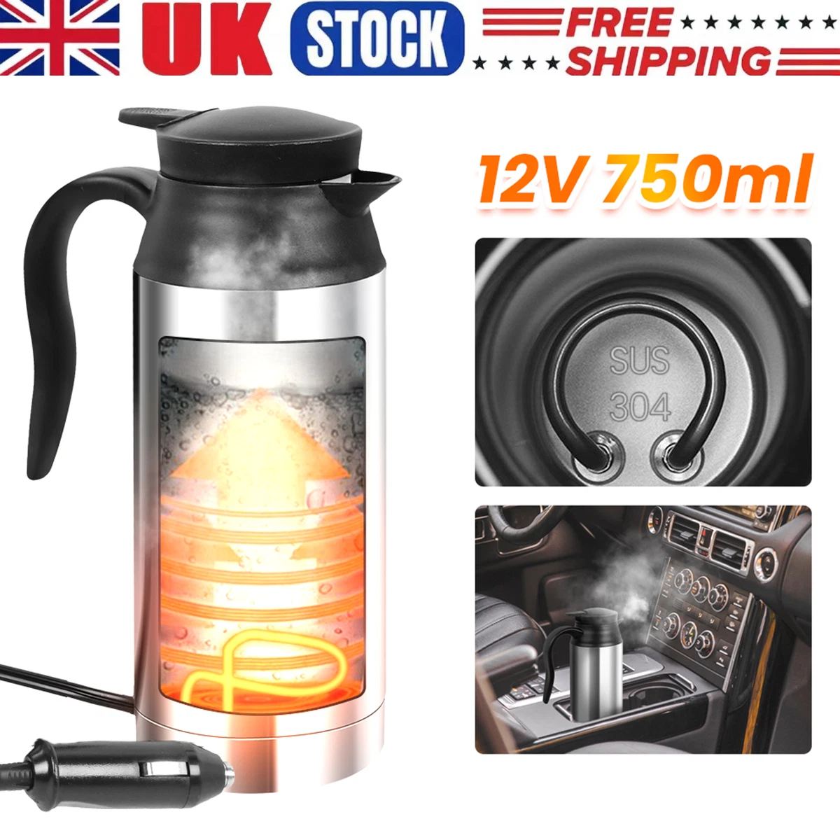kettle for car cigarette lighter halfords cigarette lighter kettle products for sale