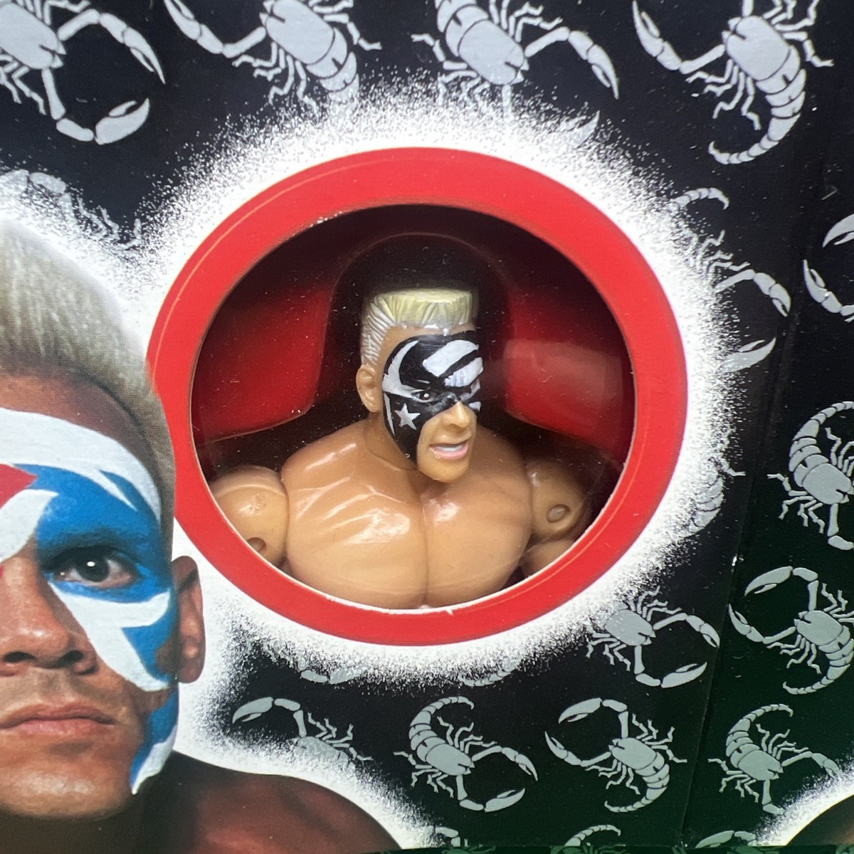 WCW スティング　コレクティブルフィギュア WCW STING Power Slam Wrestling Action Figure With Bat NEW