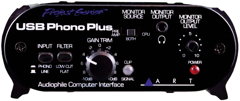 ART ACPHUSBPS USB audio interface phono preamplifier usb phono Plus ‎ACPHUSBPS - Image 2 of 3