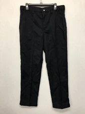 Crewboss Men Uniform Fire Pants Athletic Cut Size 34 Black B205 -28