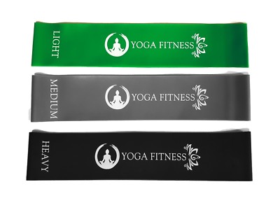 Widerstandsband-Set - Übungsgesäß Yoga Pilates Heim Fitnessstudio Training