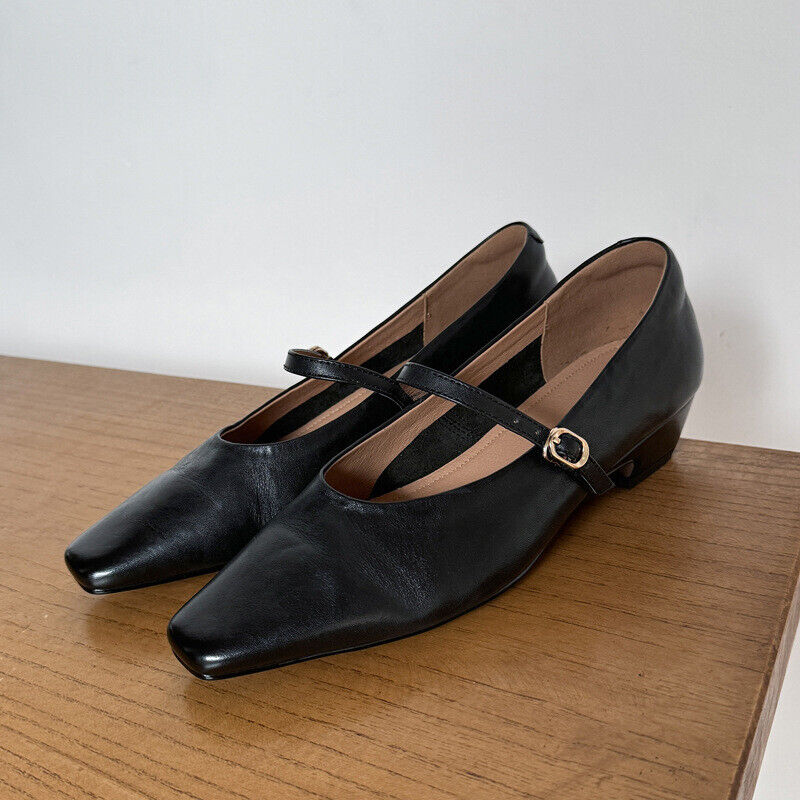 2025 Spring Fall Square Toe Chunky Heel Low Heels Mary Jane 2025 Spring Fall Square Toe Chunky Heel Low Heels Mary Jane