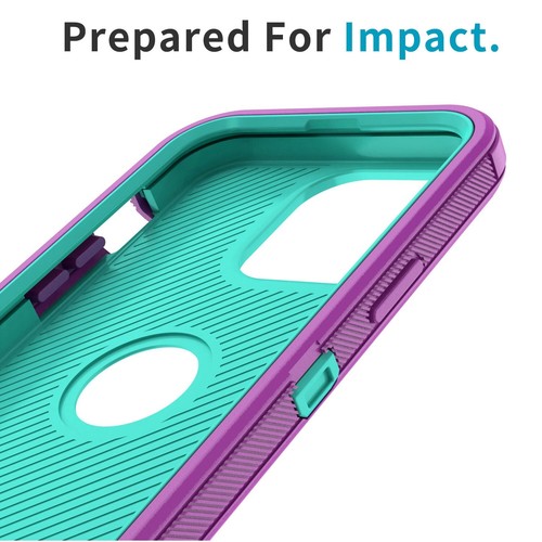 For iPhone 12/12 Pro/12 Pro Max Case Hybrid Rugged Cover Glass Screen Protector - Picture 54 of 55