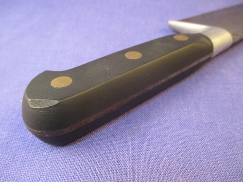 2 Lions Coltello da chef professionale Sabatier acciaio al carbonio 12 pollici #2 - Foto 10 di 12