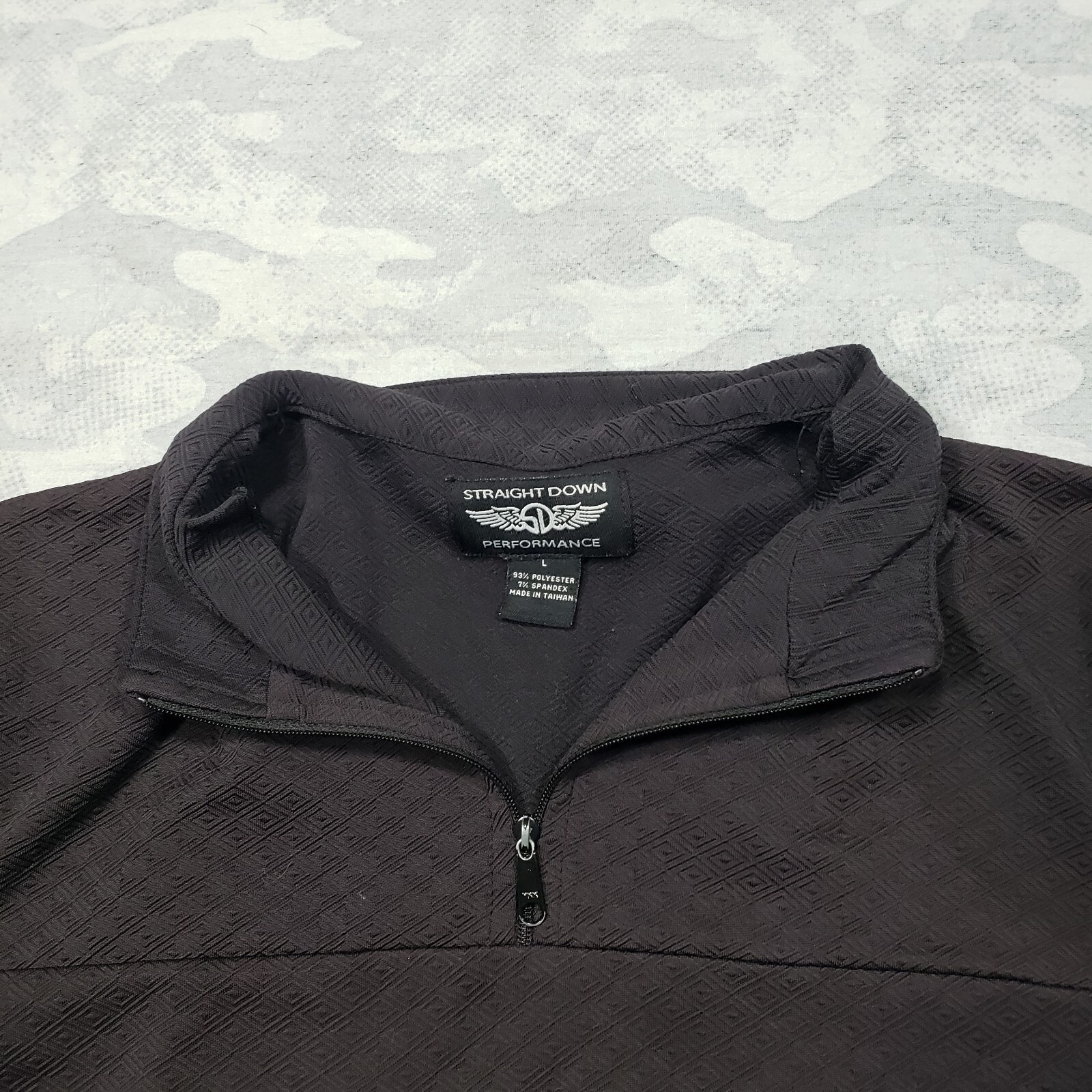 Straight Down Performance Top Womens Large Black … - image 4