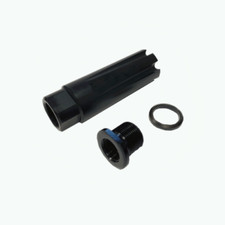 Aluminum Ruger PC 1/2x28 TPI Thread Muzzle Brake Anodized Black For 9mm