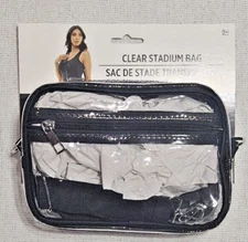 KBW Global Corp. Clear Stadium Bag 8 X 6 X 2