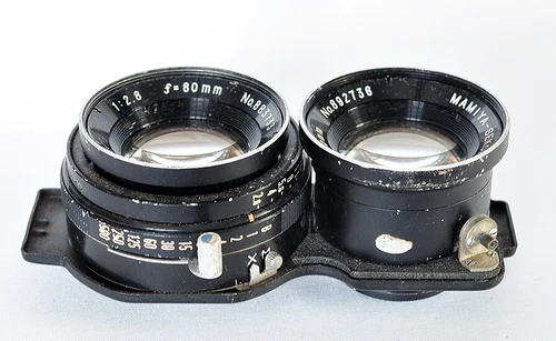Mamiya-Sekor 80mm F2.8 Lens For Mamiya C330 TLR Camera For Repair/Parts