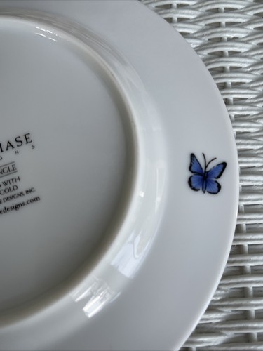 Lynn Chase Jaguar Jungle Bread & Butter Plate 24k Gold Rim 6.5 Perfect Condition - Picture 11 of 12