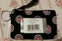 Vera Bradley Zip Id Case Parisian Pom Poms And Very Handy To Put Small Items Vera Bradley Zip Id Case Parisian Pom Poms And Very Handy To Put Small Items