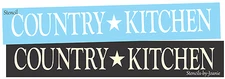 Joanie Stencil Country Kitchen Barn Star Family Farmhouse Home DIY Craft Signs