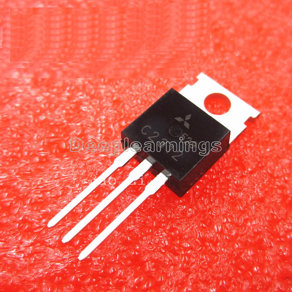 Transistor TO220 Silicone Lotto Di 2 2SC2312 - NPN In Silicone 12V 17W 27MHz, Formato TO220 Transistor Rf Mitsubishi - Foto 2