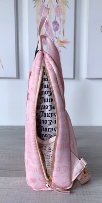 JUICY COUTURE Bag Material Girl Sling Backpack - Pink | eBay display picture 1