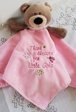 Baby Starters Thank Heaven For Little Girls Teddy Bear Lovey Security Blanket