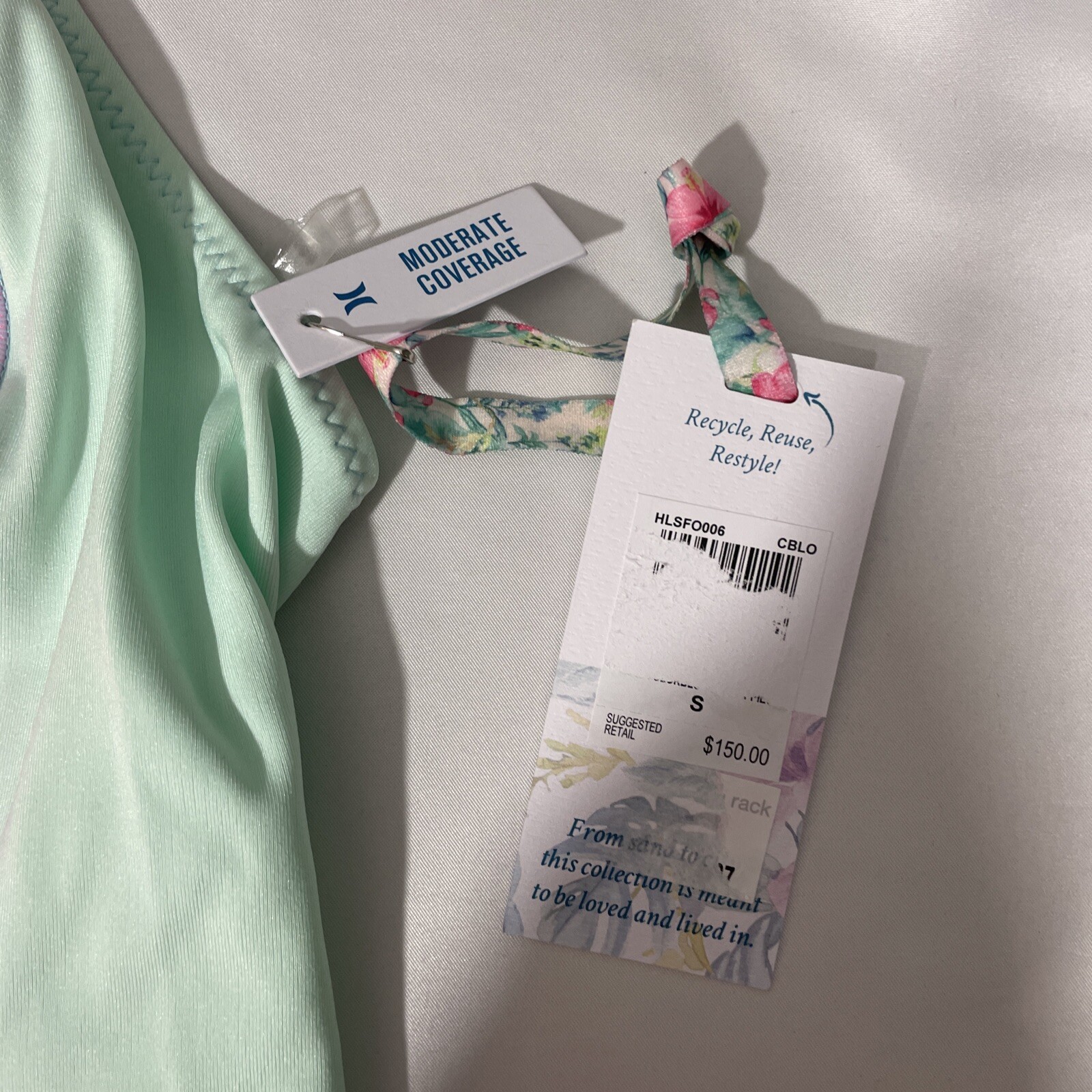 NWT $150 Hurley x LoveShackFancy [ Small ] Max One Piece Swimsuit #5218 image 7