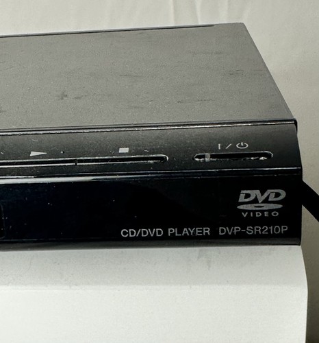 Sony DVP-SR210P DVD-Player ohne Fernbedienung schwarz getestet funktioniert - Bild 6 von 7