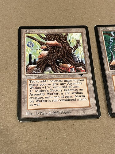 MtG Mishra's Factory (summer) & ( Spring ) ANTIQUITIES - Magic the Gathering - Picture 2 of 8