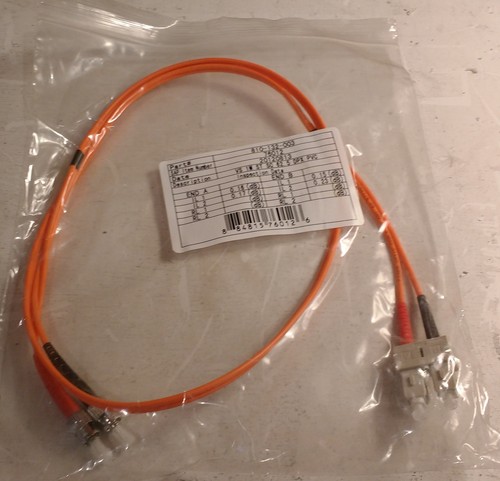 Quiktron 3M LC auf LC Stecker 62,5/125μM Duplex Multimode Glasfaserkabel - Bild 1 von 4
