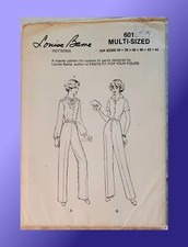 Retro Sewing Pattern Basic Teach Learn Pants SZ 34-44 New Old Stock Unused