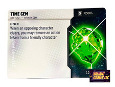 Marvel Heroclix Time Gem OS006 One Shot Card Collector's Trove Set