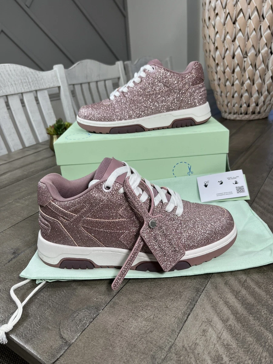 Off white glitter shoes cheap