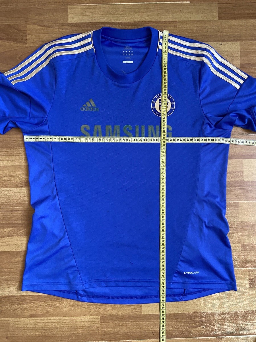 ウェア Chelsea 2012 2013  CHELSEA 2012 2013 HOME FOOTBALL SOCCER JERSEY ADIDAS X23745 sz XL ウェア