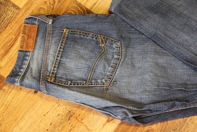 old school blue jeans