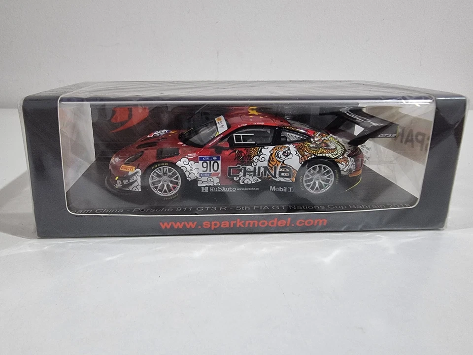 SPARK S6301 Porsche 911 GT3 R 5ª FIA GT Copa Naciones Bahrein 2018 1/43 #NUEVO Foto 3 de 4