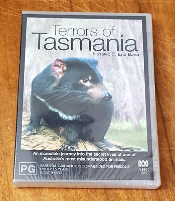 2005 Terrors Of Tasmania Australia's Misunderstood Animals DVD, NEW PAL REGION 4