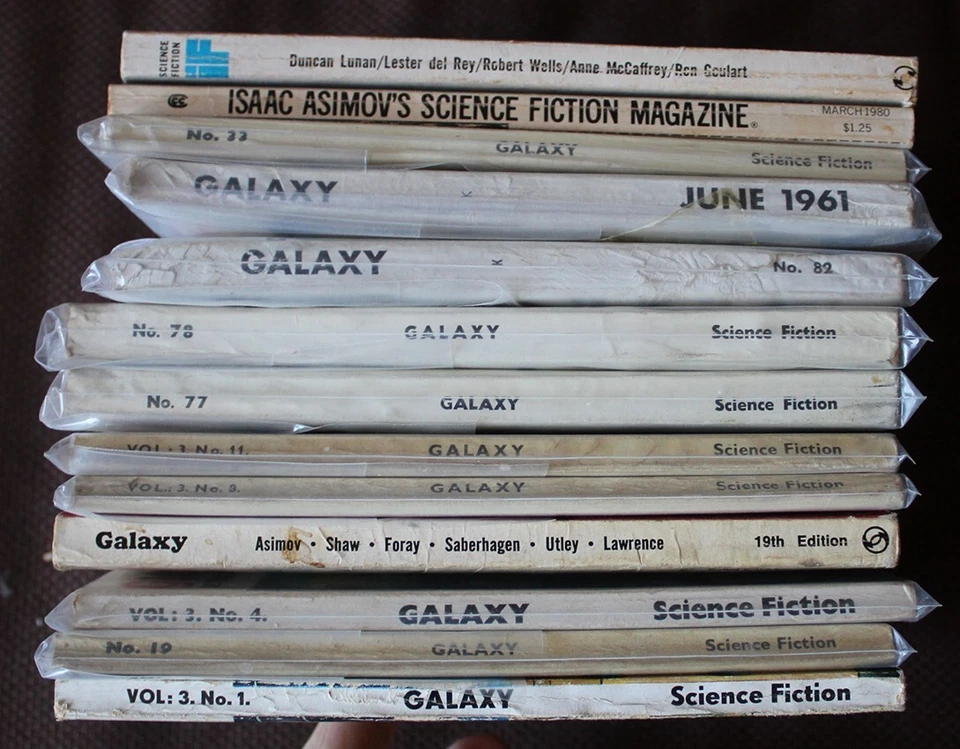 vintage science fiction pulps magazines - 49 units - Image 2 of 4