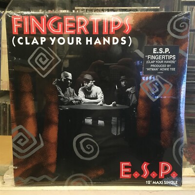 [RAP]~SEALED 12''~E.S.P.~Fingertips (Clap Your Hands)~[x5 Mixes/Remixes]~{1992~SE