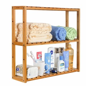 Duschregal Bambus 3 Ablageboden Badregal Hangeregal Badezimmer