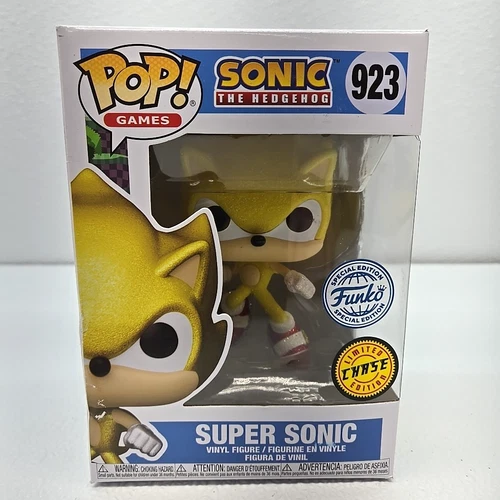 Funko Pop! Sonic The Hedgehog Super Sonic Chase #923 Special Edition (Box Dmg)