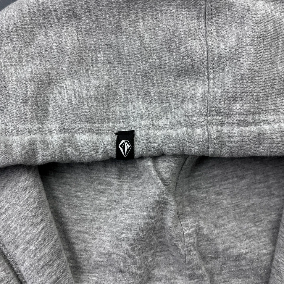 Volcom Sudadera con Capucha Niños Pequeña Gris Pullover Logo Gráfico Sudadera Skate Surf Informal Foto 4 de 4