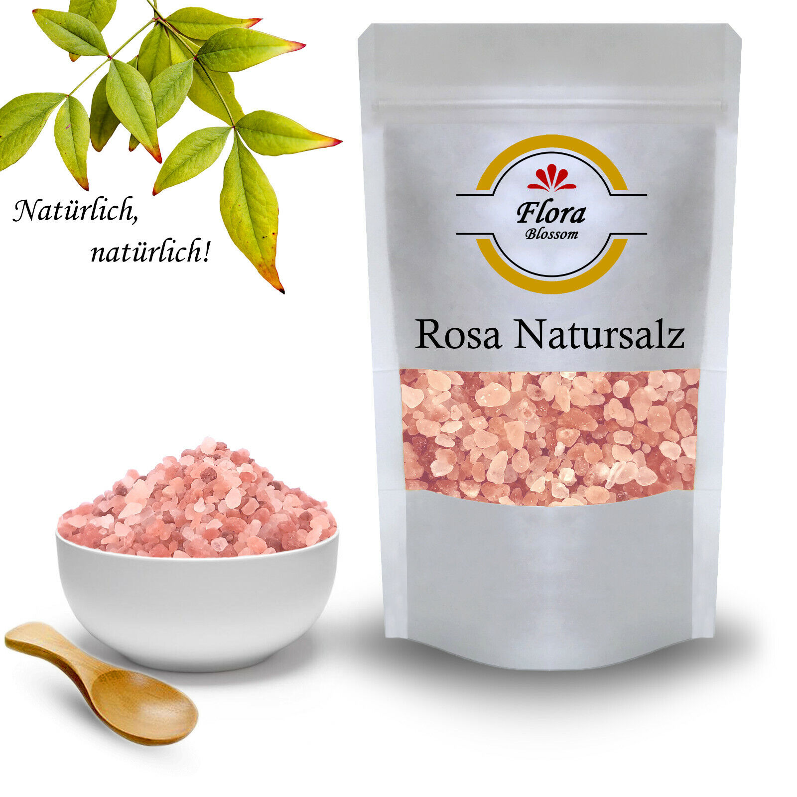 Rosa Natursalz Himalaya Salz aus Pakistan Grob 3,0-5,0 mm Kristallsalz Salt Pink