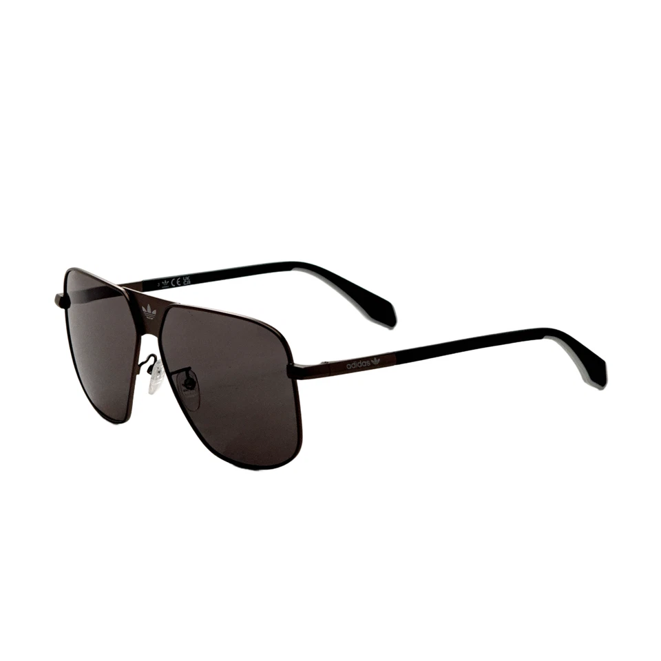 Adidas Men's 60mm Matte Gunmetal Sunglasses OR0091-09N-60