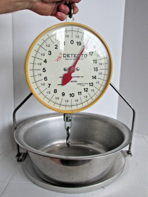 Cardinal Detecto MCS Series Hanging Dial Scale 20 Lb Capacity Dual Faced   BSMT