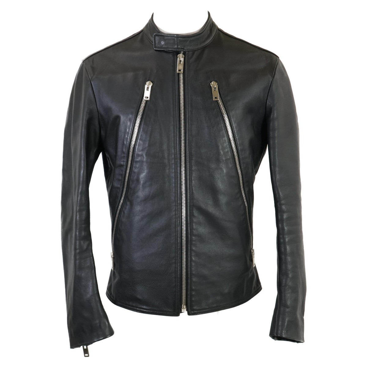 @*様 M*M様 【Margiela】5zip Hooded Leather J Maison Margiela Leather 5-Zip H-Shaped Rider Jacket Used | eBay