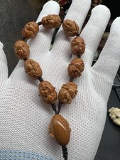 China Olive Dentoliva Hand Carved Mini Maitreya Bracelet 橄榄核手工雕刻小弥勒～暴富➕1