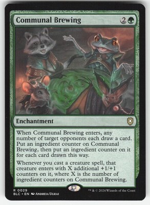 Communal Brewing Commander: Bloomburrow 29 R NM MTG