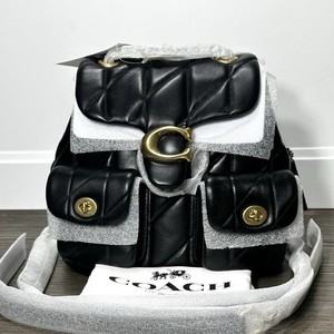 coach backpack black quilt Rare Leather Field Buckegt Bag with Quilting and Coach Bad  Harbourtown Trading Company 100% Leather. spin_cdx21_imblk_v2_p3