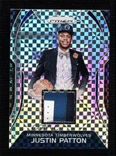 2017 Panini Prizm Sensational Swatches Starburst 5/10 Justin Patton #SW-JP 0f8
