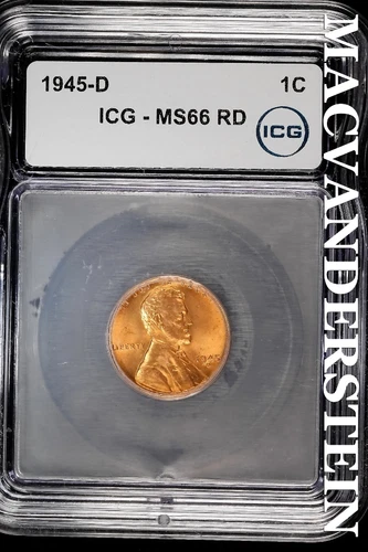 1945-D Lincoln Wheat Cent — photo from the most recent tracked eBay sale