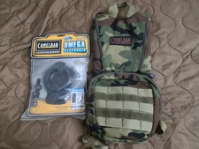 Camelbak Ambush Maximum Gear Hydration Pack Backpack M81 Woodland W/New Bladder