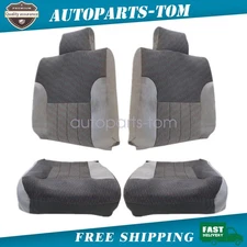Driver & Passenger Bottom & Top Cloth Seat Cover For 1994-1997 Dodge Ram 1500