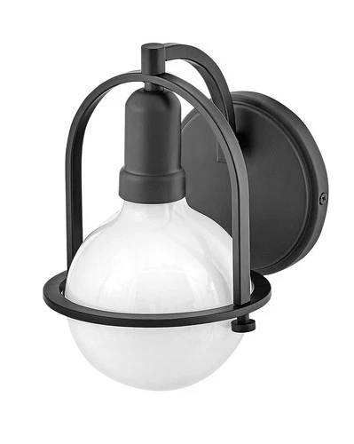 Hinkley Lighting 53770 Somerset 1 Light 9" Tall Bathroom Sconce - Black - Picture 8 of 11