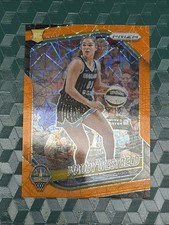 2025 Panini Prizm WNBA #138 Maddy Westbeld Orange Velocity RC Chicago Sky