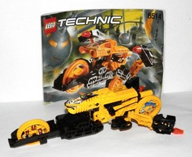 LEGO Technic Power Robo Rider Complete W/Cannister & Booklet