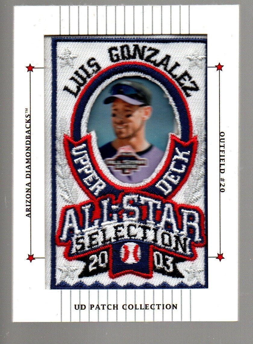 2003 UD Patch Collection #131 Luis Gonzalez AS